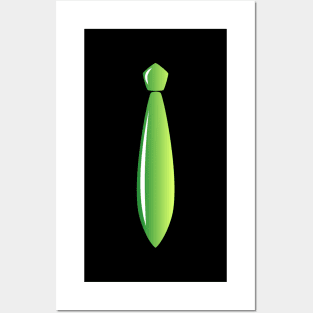 Shiny Lime Tie Posters and Art